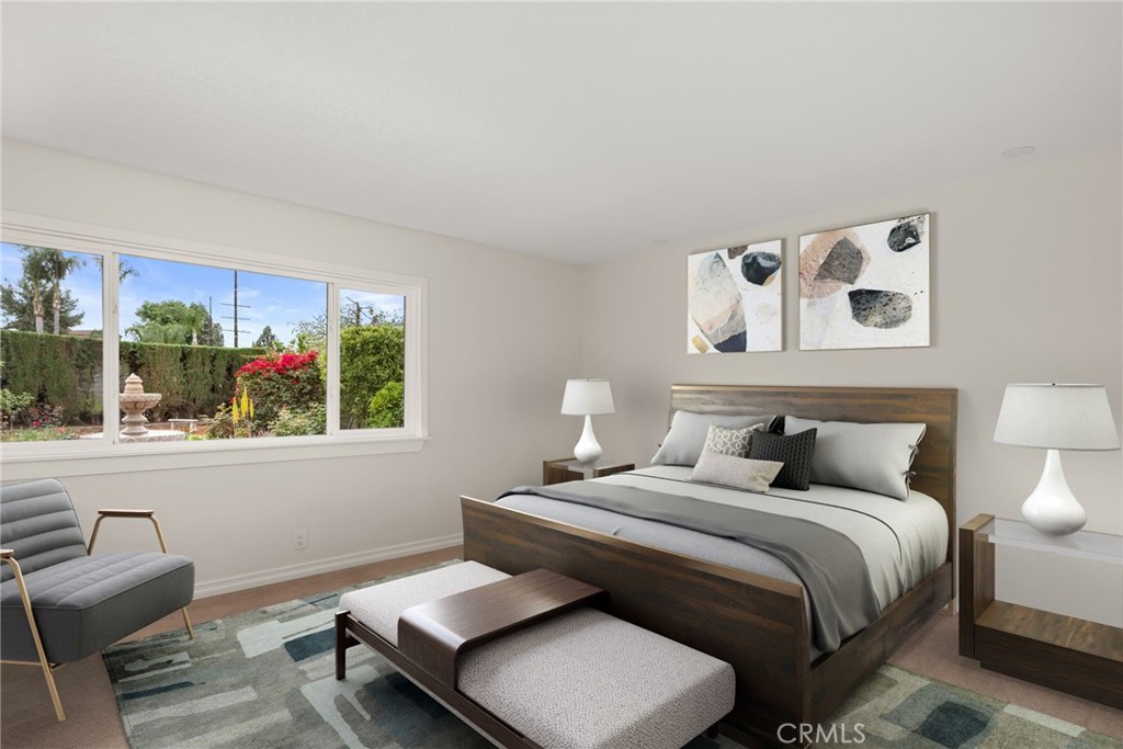 1902 East Eucalyptus Lane Brea, CA 92821 - Photo 16 of 41 a bedroom with a bed and window