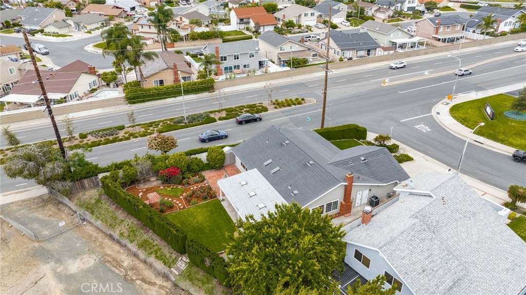 1902 East Eucalyptus Lane Brea, CA 92821 - Photo 37 of 41 an aerial view of a house with a garden