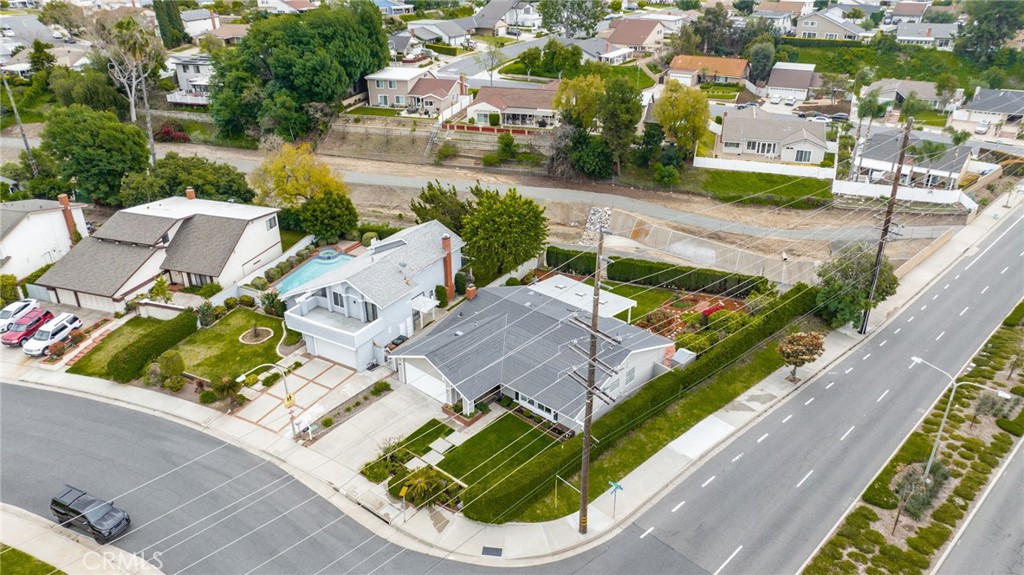 1902 East Eucalyptus Lane Brea, CA 92821 - Photo 39 of 41 an aerial view of residential houses with outdoor space