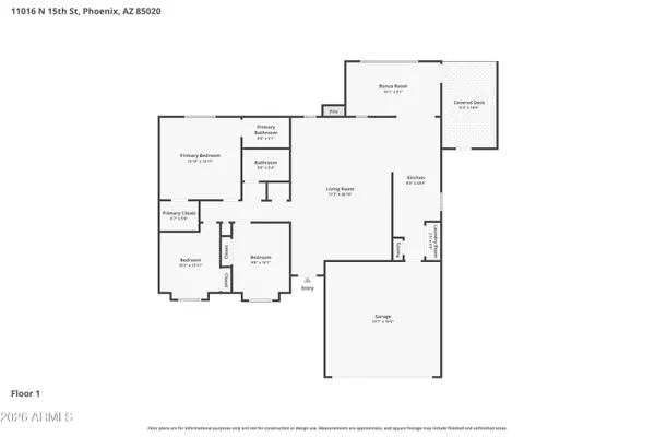 $425,000 | 11016 North 15th Street, Phoenix, AZ 85020