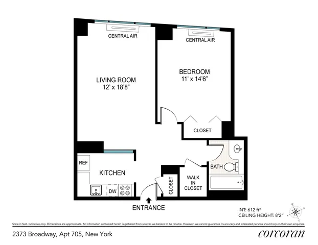$899,000 | 2373 Broadway, Unit 705 | Upper West Side