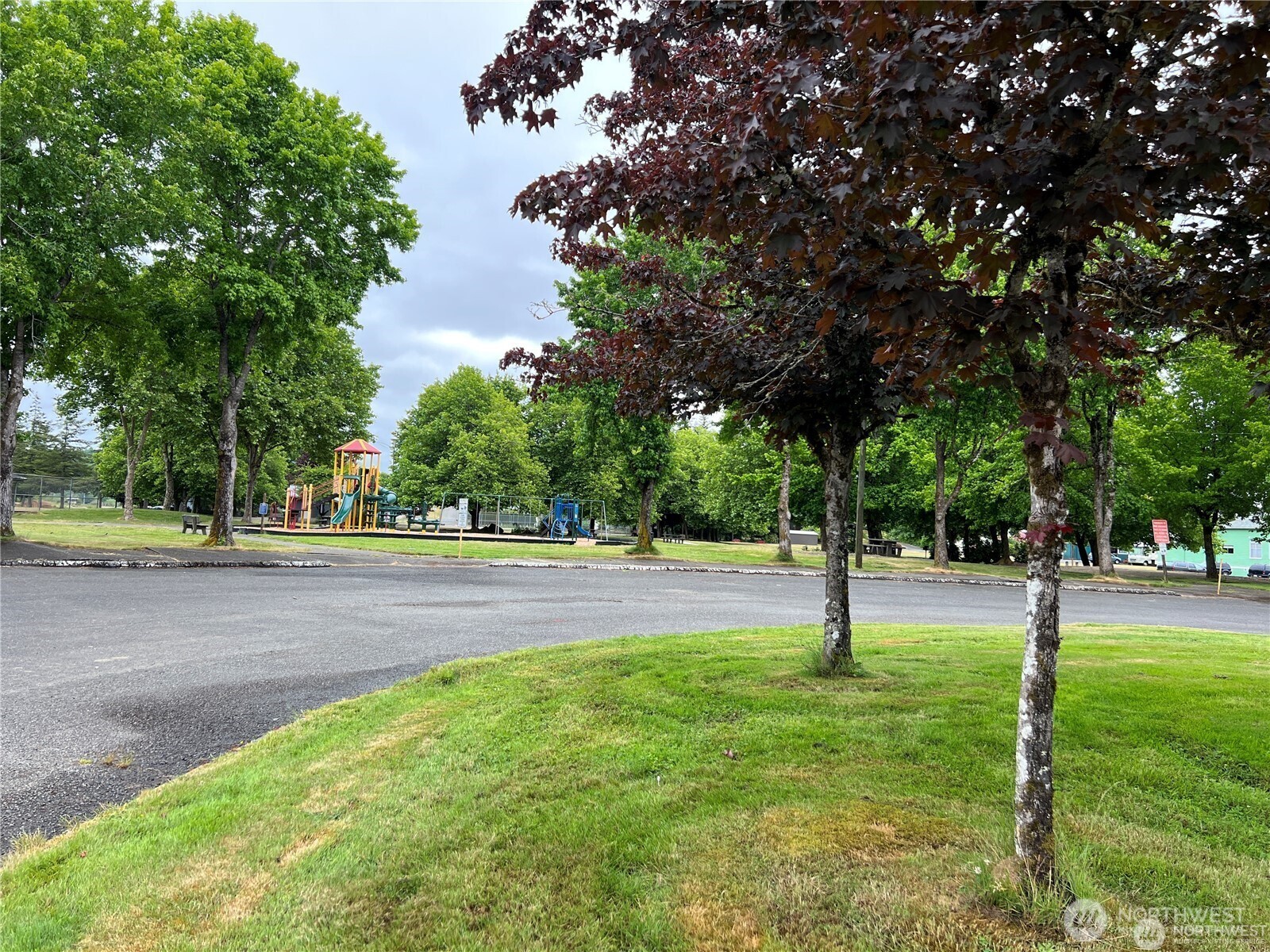 0 X Eight Street Raymond, WA 98577 - Photo 8 of 8 a swimming pool with lots of tress and trees