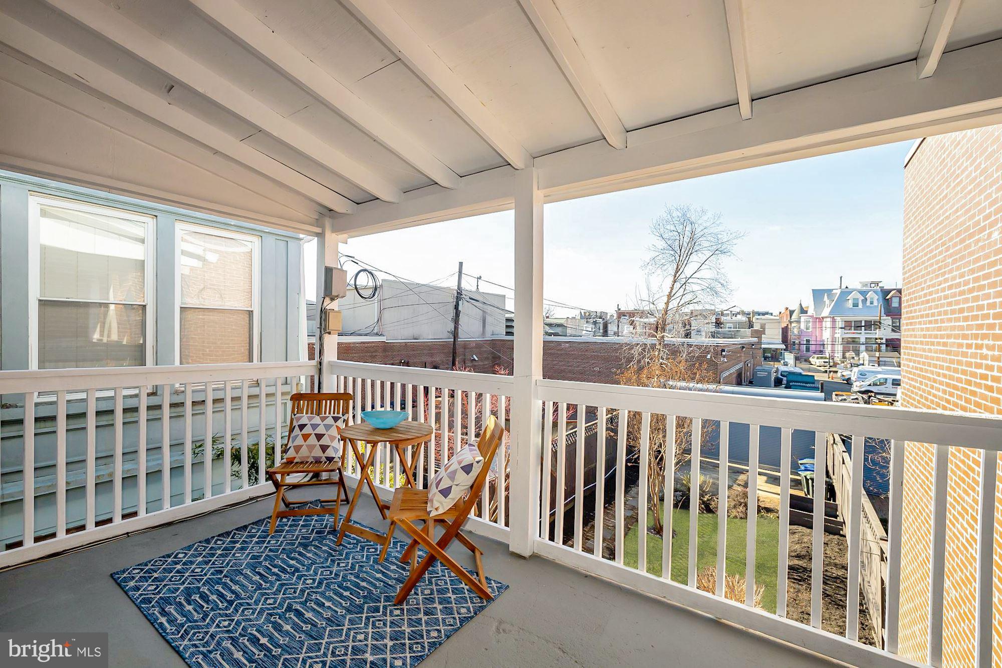 1850 3rd Street Northwest Washington, DC 20001 - Photo 17 of 27 Balcony Off Bedroom 2
