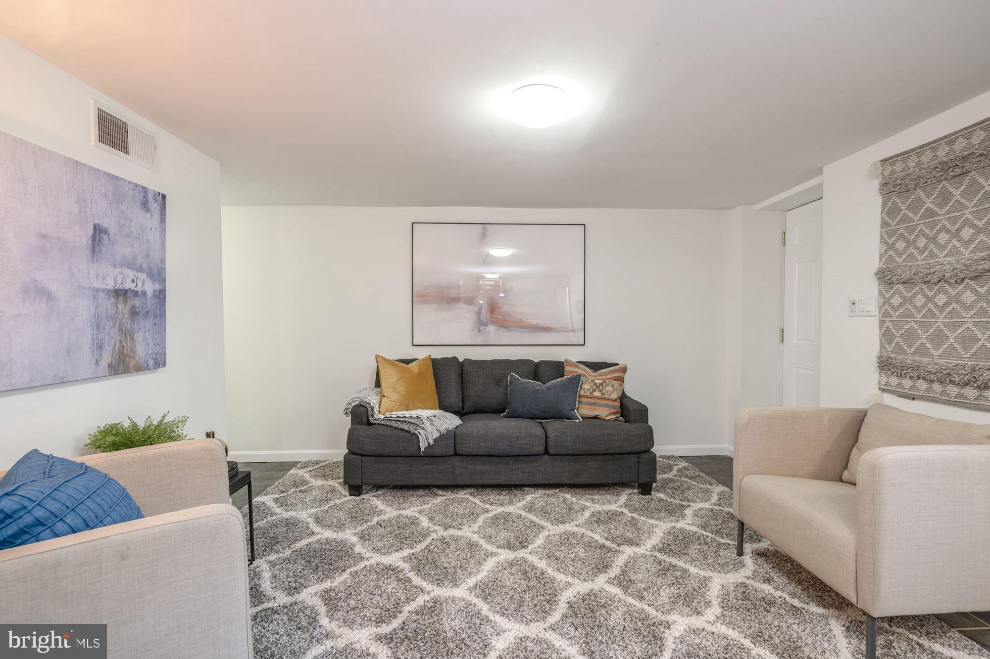 1850 3rd Street Northwest Washington, DC 20001 - Photo 20 of 27 Lower Level Living Area