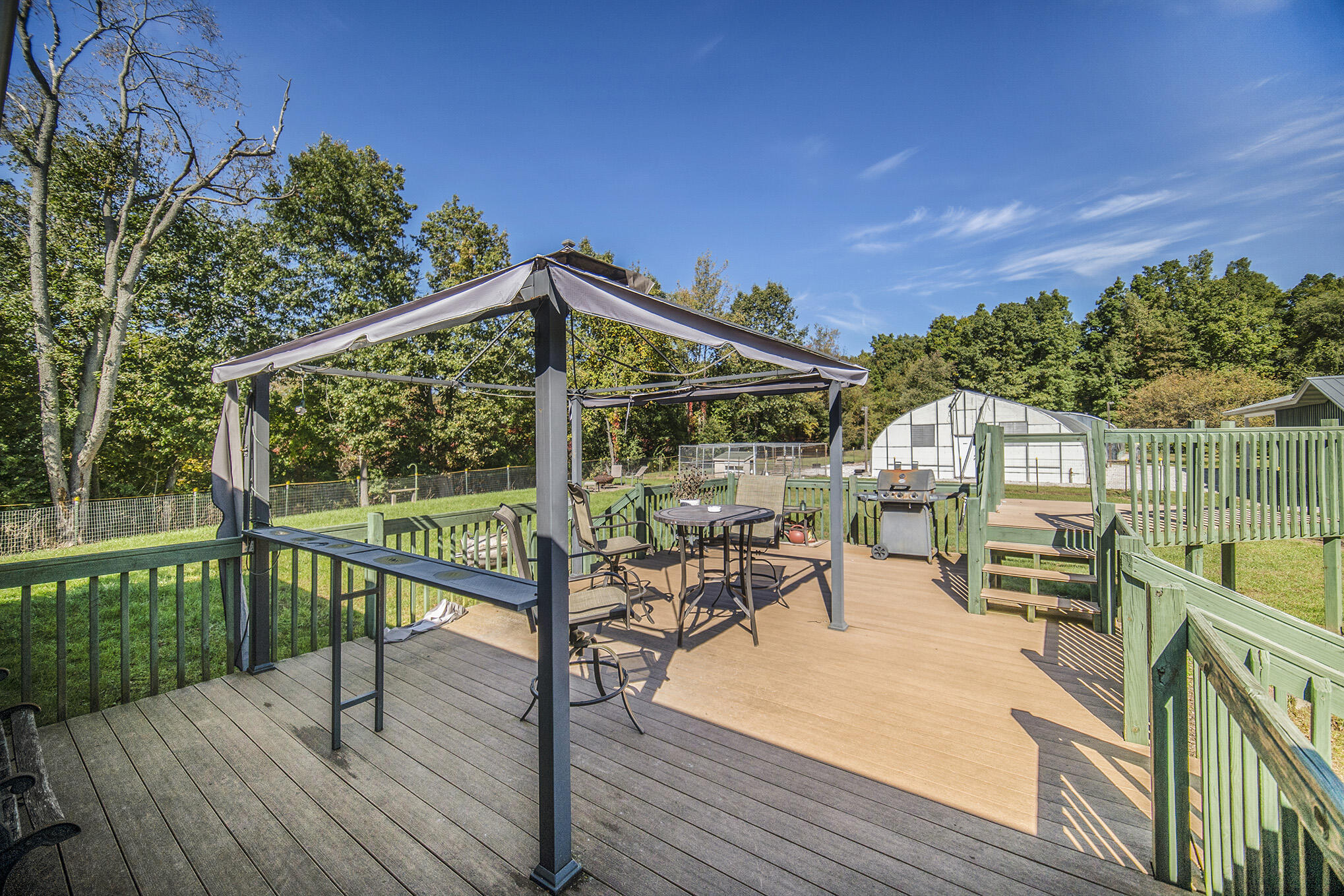 390 Ambs Road Michigan Center, MI 49254 - Photo 19 of 35 Back deck