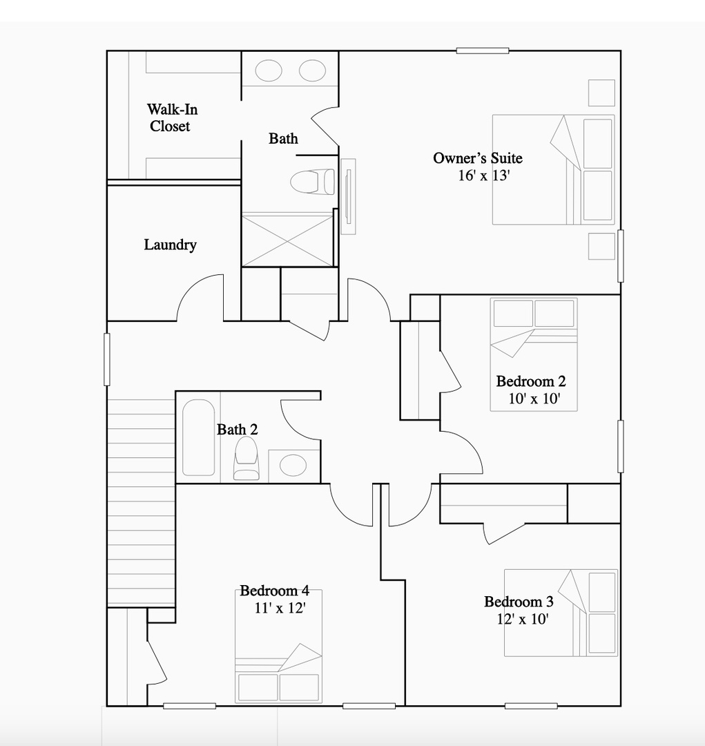 778 Waters Ridge Boulevard Malta, IL 60150 - Photo 3 of 11 a picture of a wall with a white and white wall