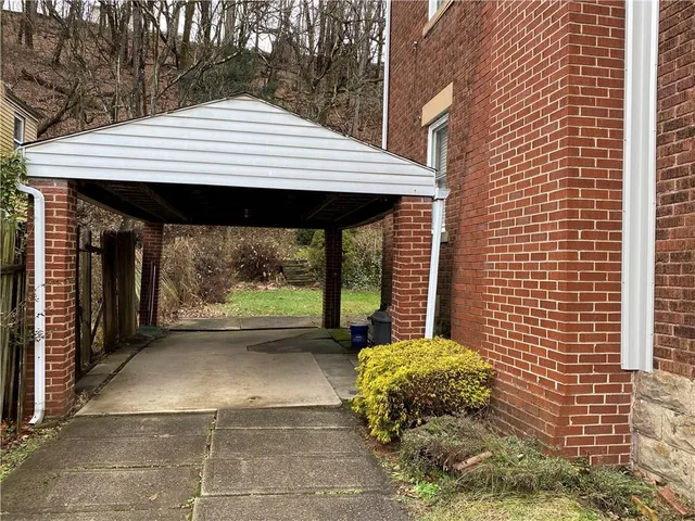 a view of a house with a balcony