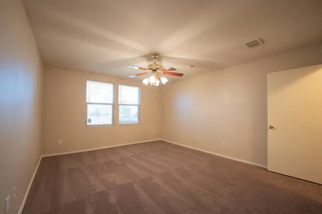 a view of a livingroom with a window