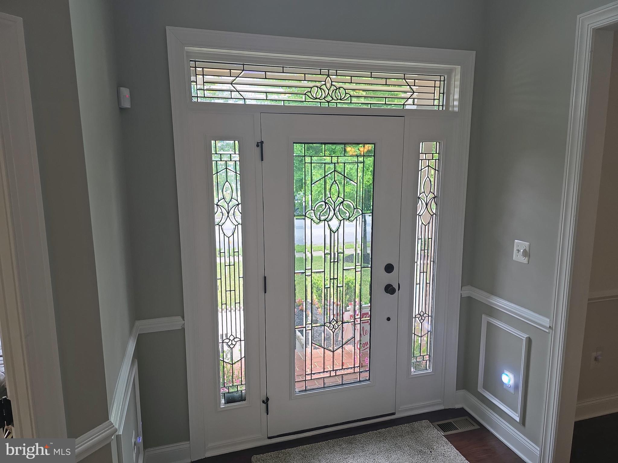 4518 Bridle Ridge Road Upper Marlboro, MD 20772 - Photo 78 of 88 Stained-glass entry brings in natural light