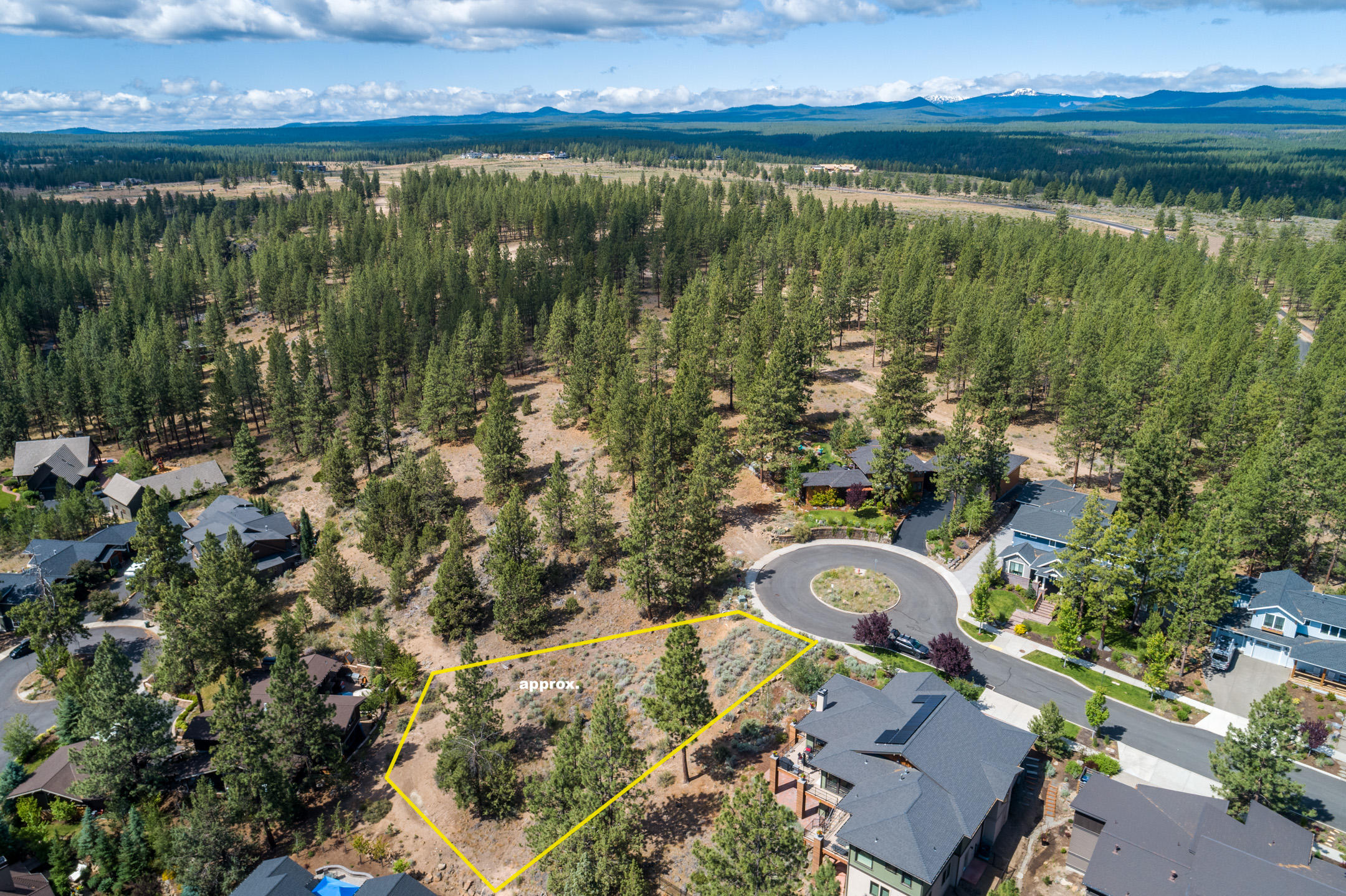 3343 Northwest Shevlin Ridge Bend, OR 97703 - Photo 4 of 8 Aerial view, approximate property boundaries