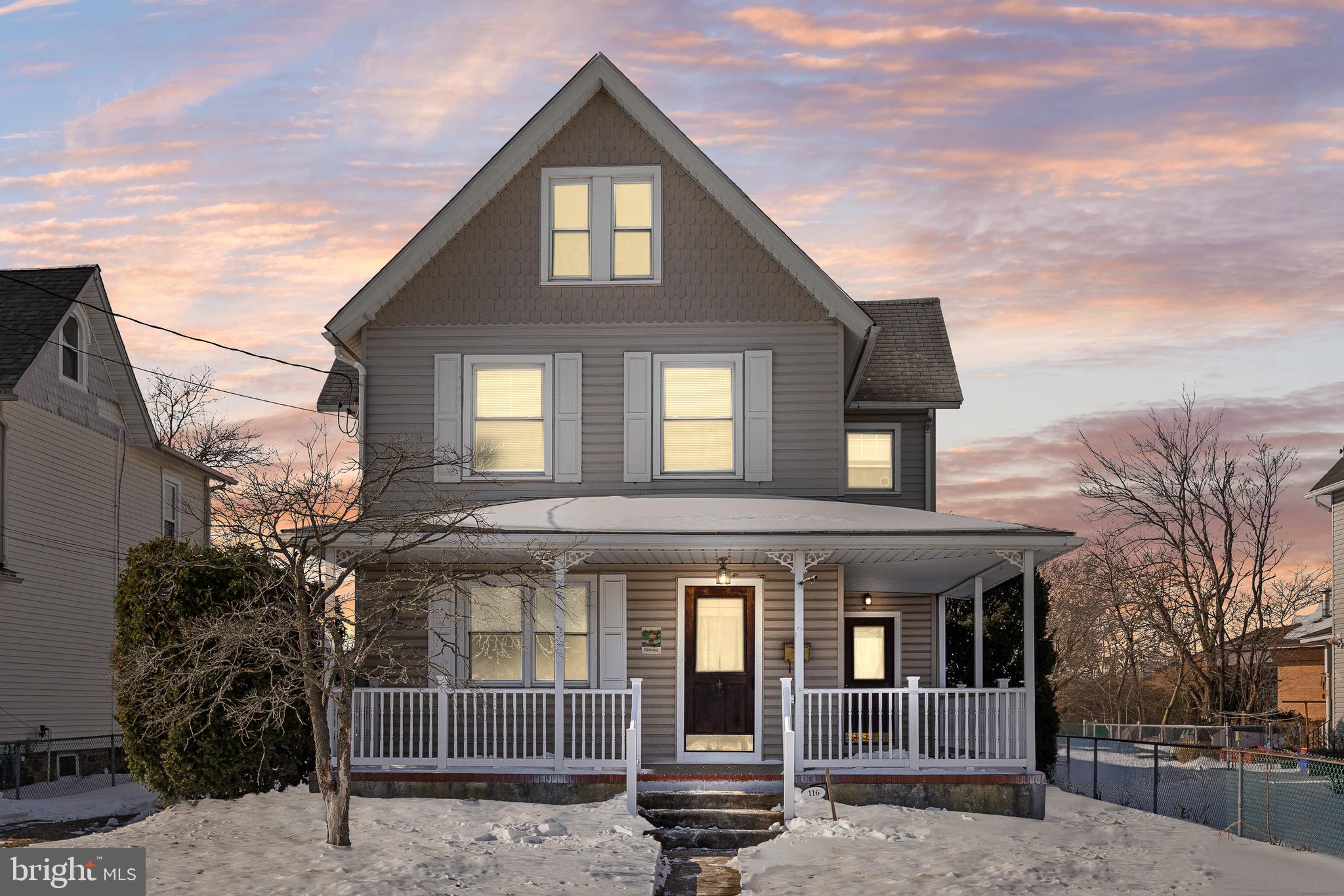 116 Lippincott Avenue Riverside, NJ 08075 - Photo 1 of 1 a front view of a house with garden