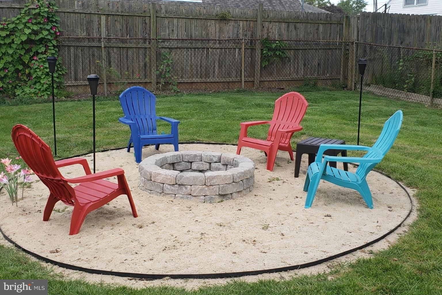 5 June Road Levittown, PA 19056 - Photo 20 of 20 a view of a backyard with sitting area and furniture