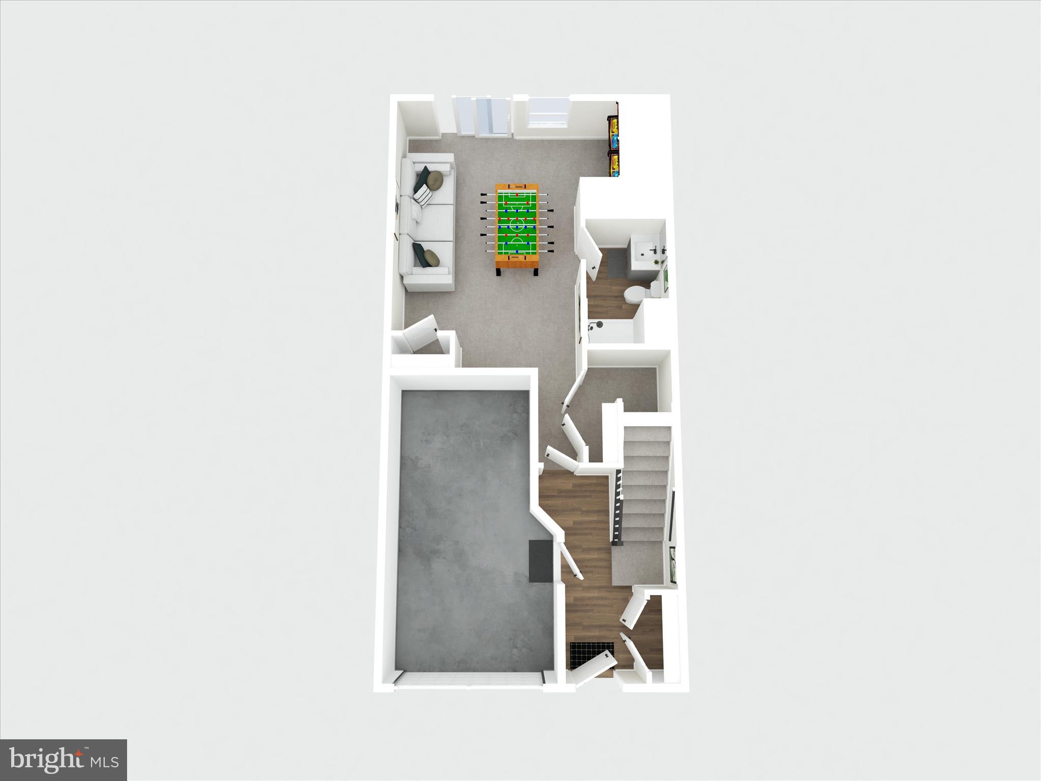 108 Spring Bank Way Frederick, MD 21701 - Photo 38 of 40 3D Floor Plan Lower Level