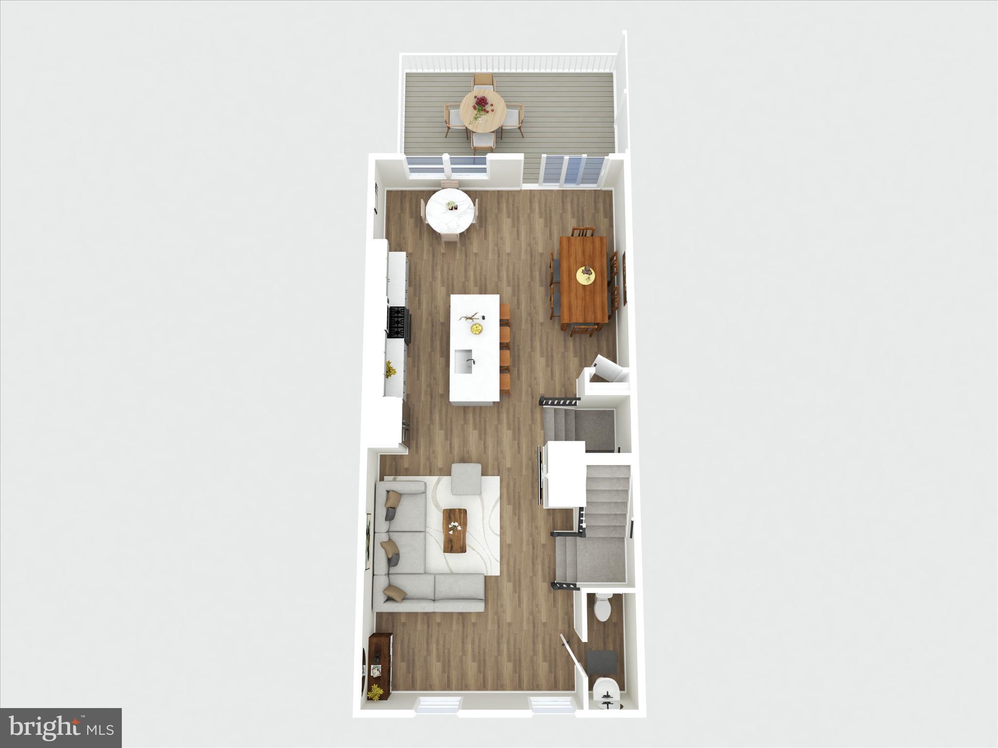 108 Spring Bank Way Frederick, MD 21701 - Photo 39 of 40 3D Floor Plan Main Level