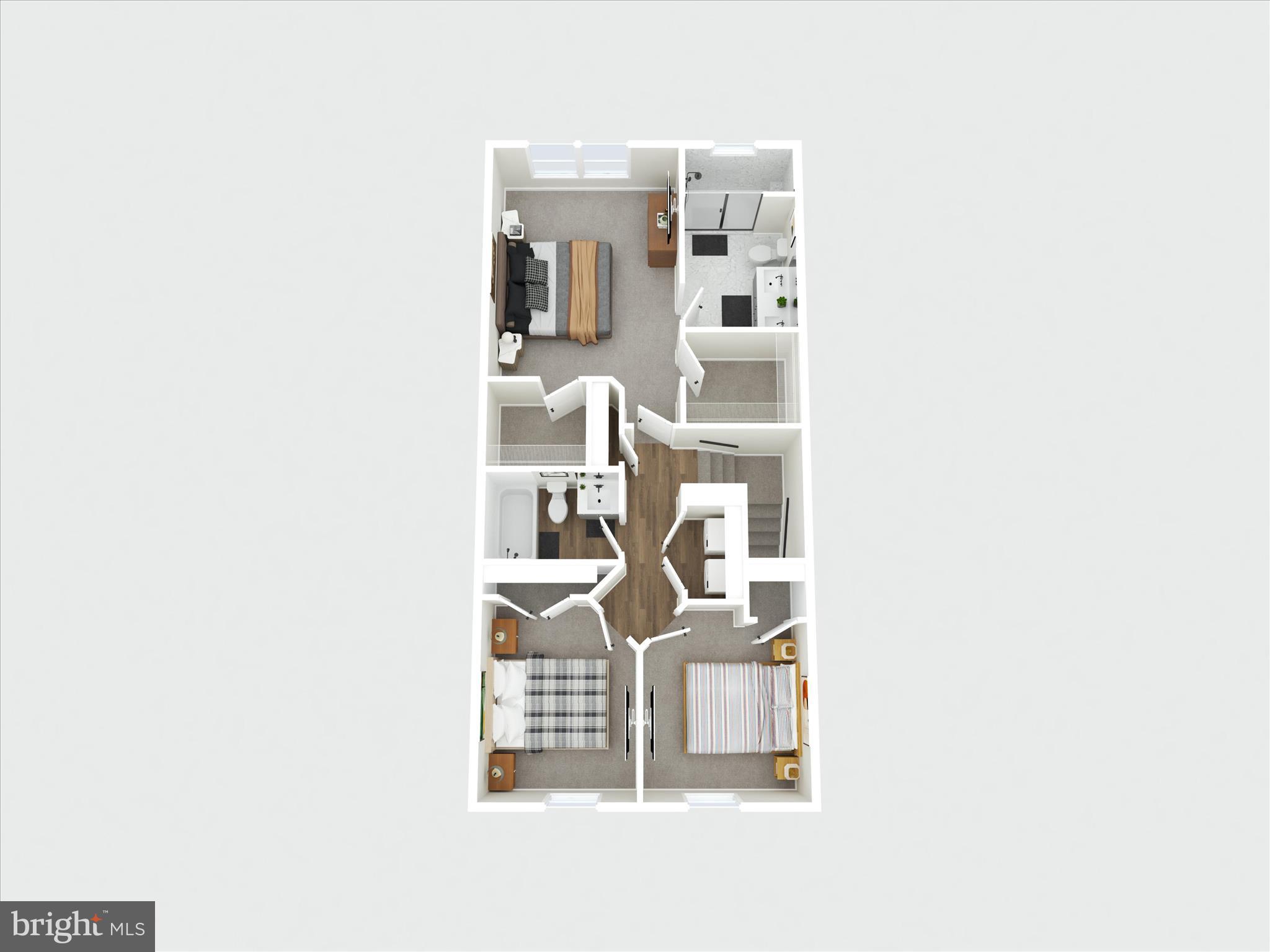 108 Spring Bank Way Frederick, MD 21701 - Photo 40 of 40 3D Floor Plan Upper Level