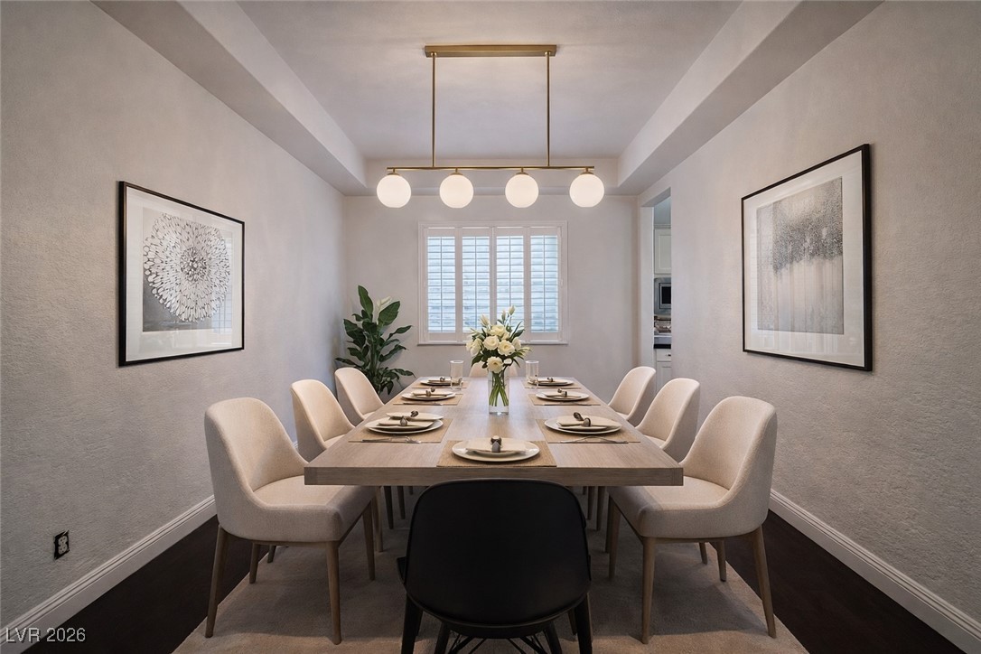 2515 Finlarig Street Henderson, NV 89044 - Photo 5 of 11 Dining area with a textured wall