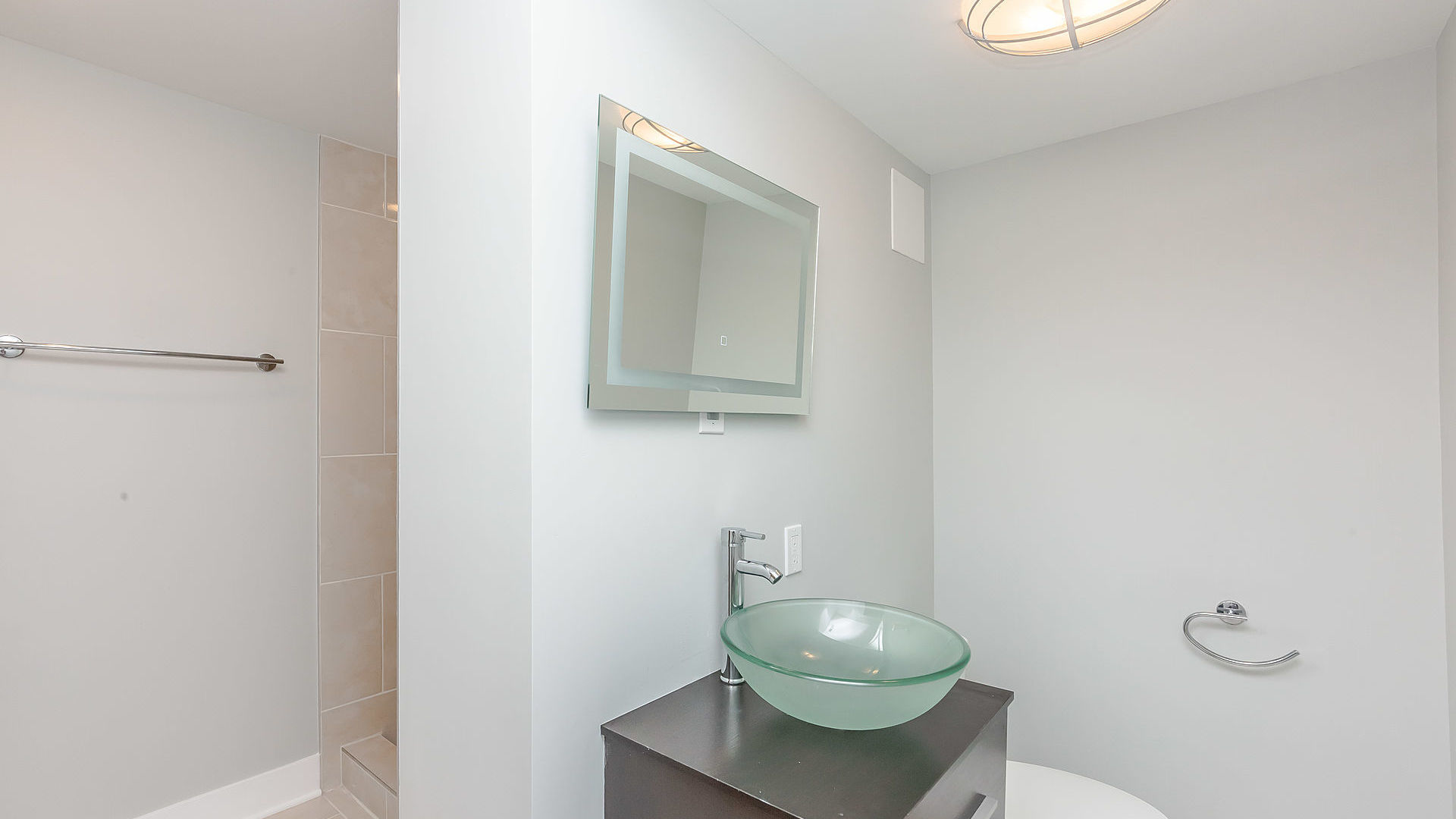 1159 West 112th Street Chicago, IL 60643 - Photo 21 of 27 a bathroom with a toilet and a mirror