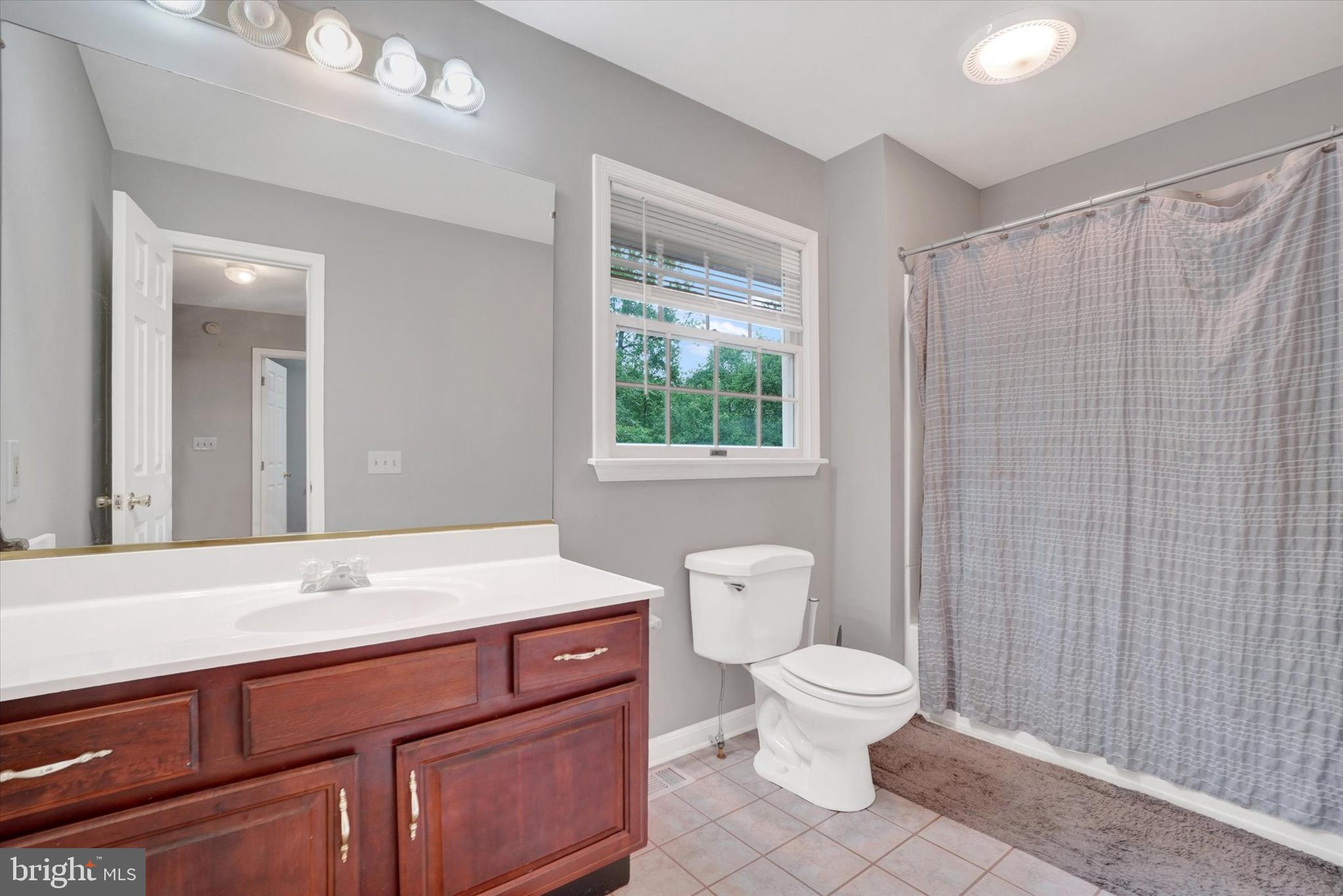 5677 Woods Road Stewartstown, PA 17363 - Photo 12 of 26 a bathroom with a sink a toilet and a mirror