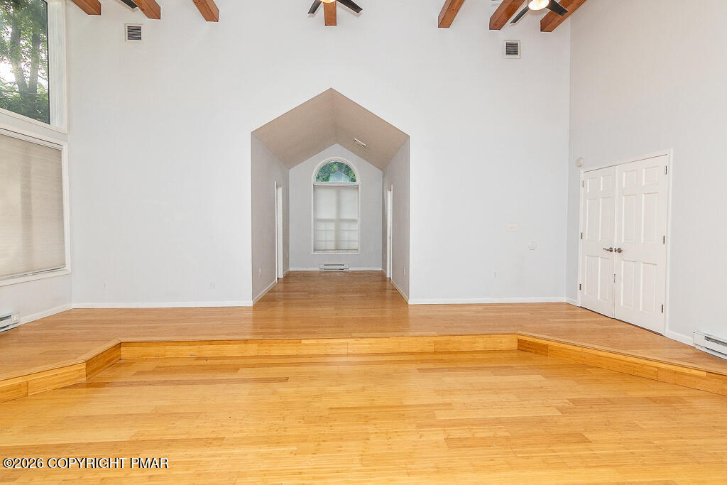755 White Oak Road Cresco, PA 18326 - Photo 16 of 50 a view of empty room with wooden floor