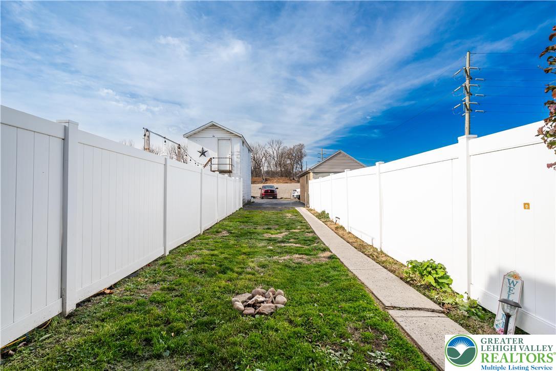 2507 Levans Road Coplay, PA 18037 - Photo 12 of 46 a view of a backyard with pathway