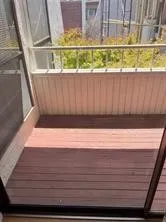 a view of wooden floor