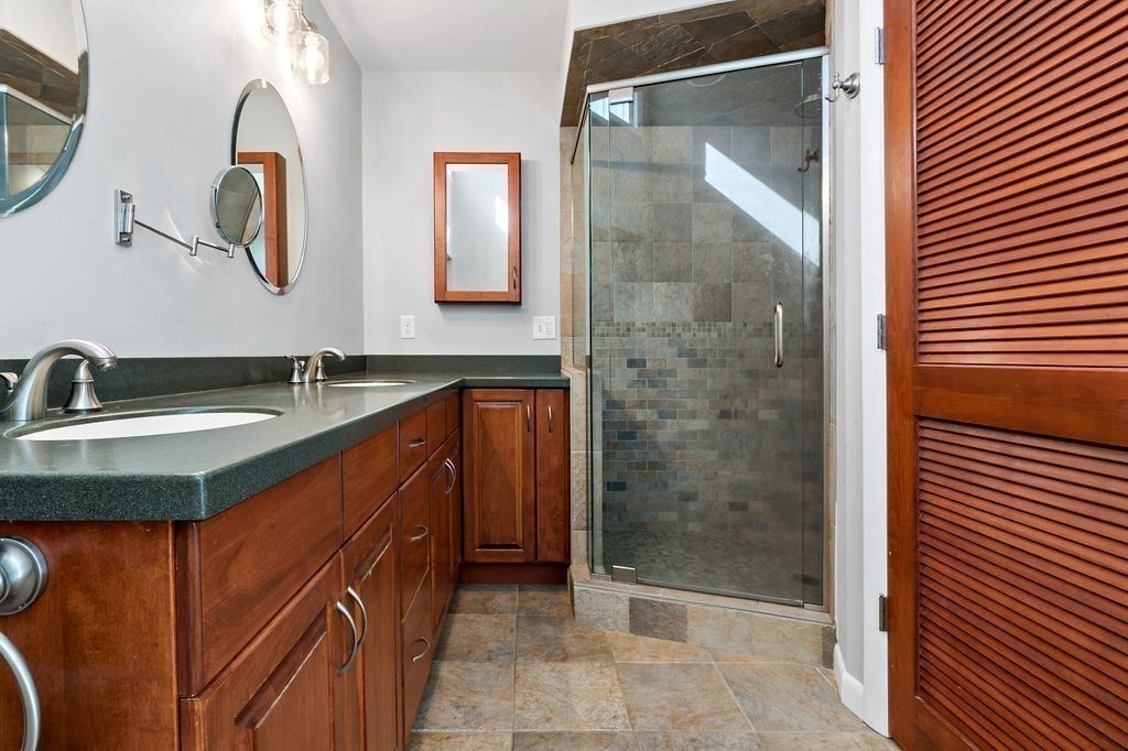 25 Hickory Ridge Road Rehoboth, MA 02769 - Photo 25 of 42 a bathroom with a sink a toilet and shower