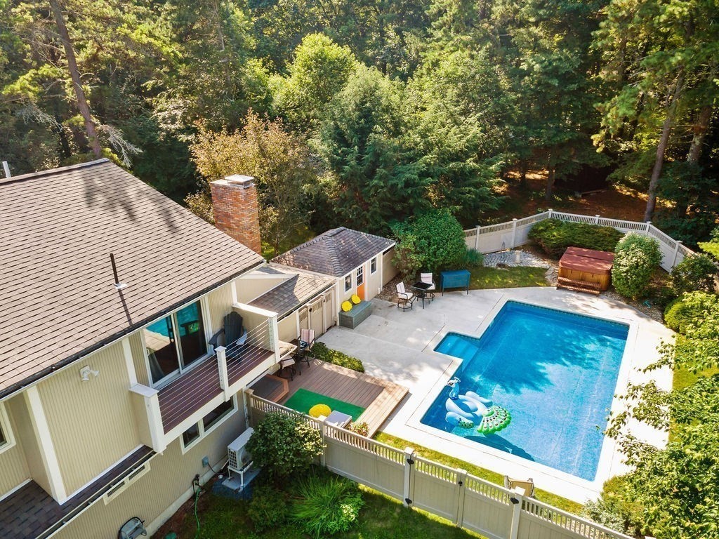 25 Hickory Ridge Road Rehoboth, MA 02769 - Photo 38 of 42 an aerial view of house with yard