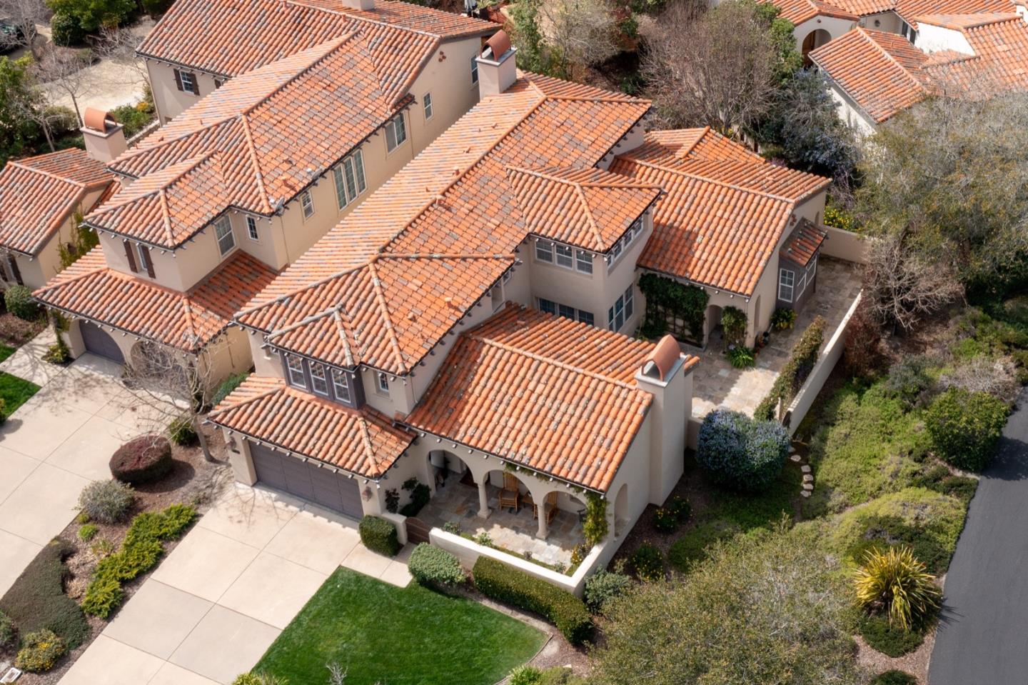 306 Pasadera Drive Monterey, CA 93940 - Photo 53 of 55 an aerial view of a house with garden and deck