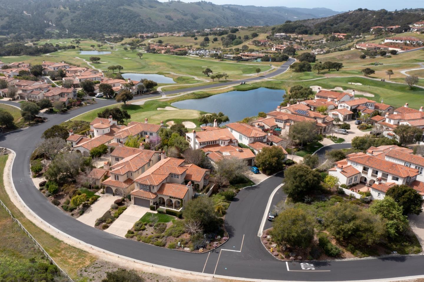 306 Pasadera Drive Monterey, CA 93940 - Photo 54 of 55 an aerial view of ocean and residential houses and outdoor space