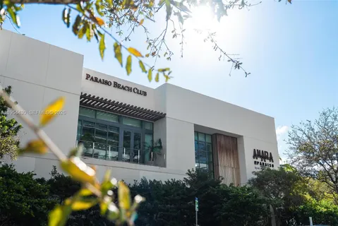 a living room with furniture and large windows