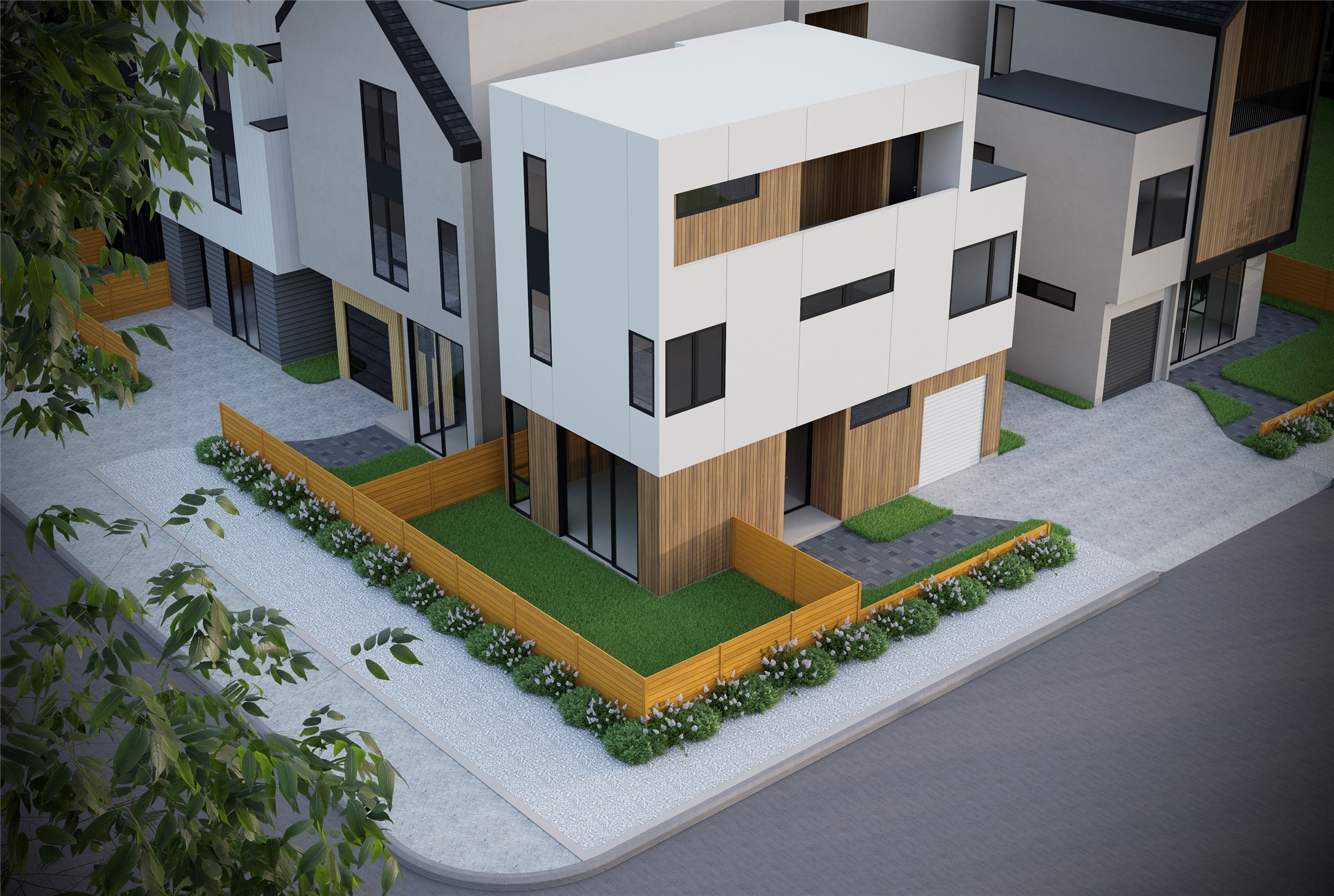 111 Mildred Street, Unit 3 Austin, TX 78702 - Photo 2 of 22 an aerial view of a house with balcony