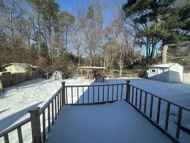 a view of a house with a patio