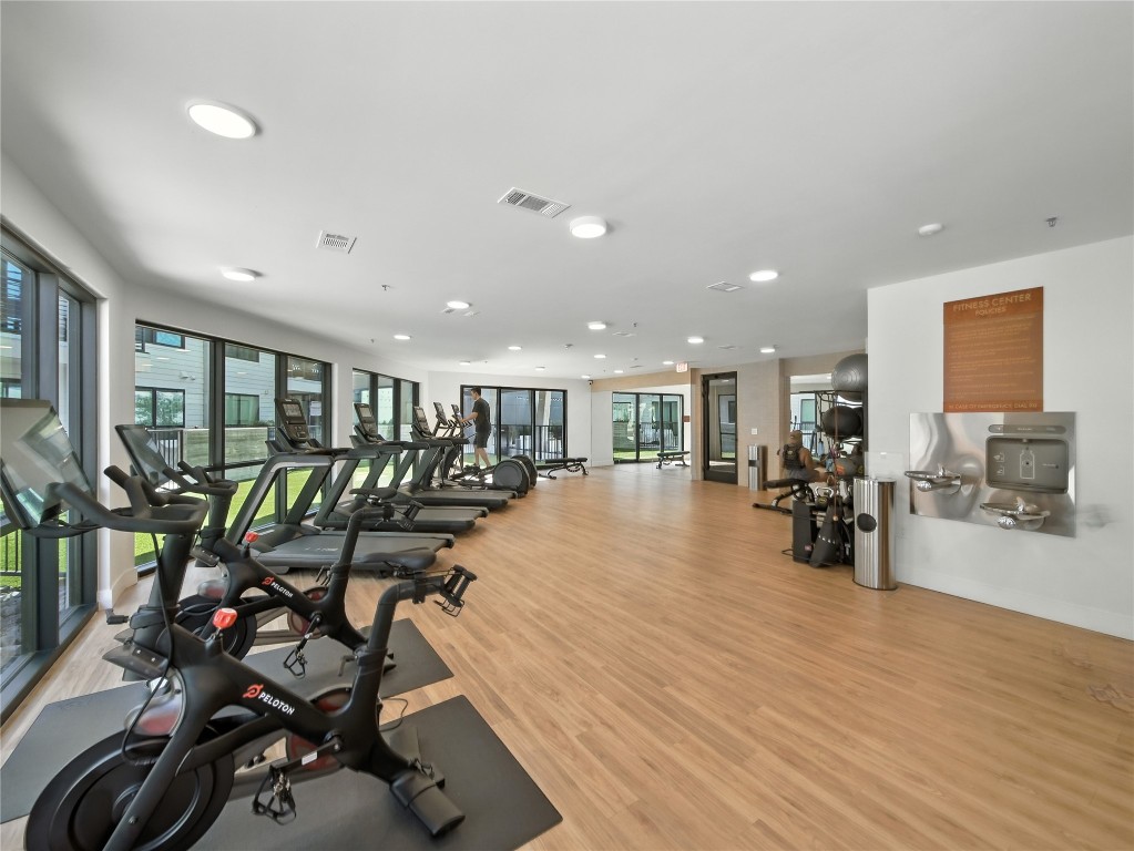 1701 Simond Avenue, Unit 302 Austin, TX 78723 - Photo 19 of 26 a view of a room with gym equipment