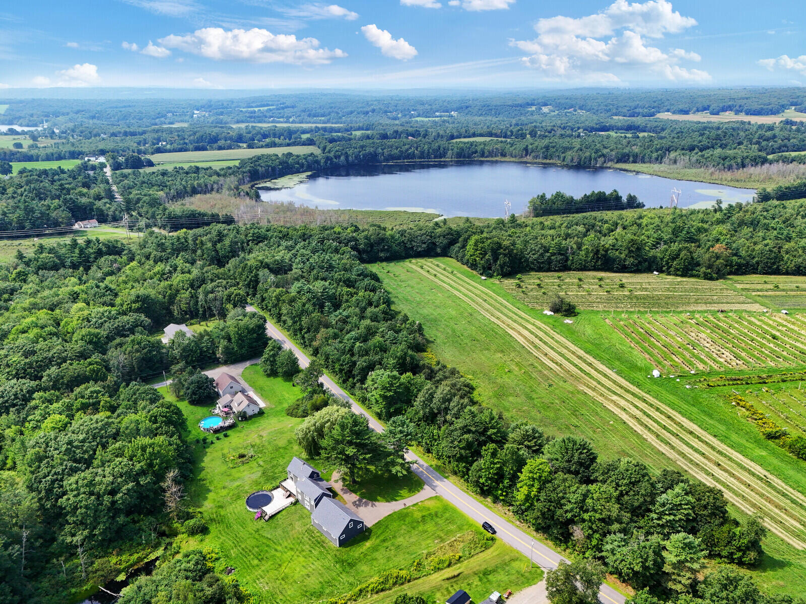 111 Dutton Road South China, ME 04358 - Photo 12 of 57 Aerial View-Close to China Lake