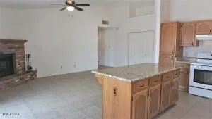 a view of wooden door