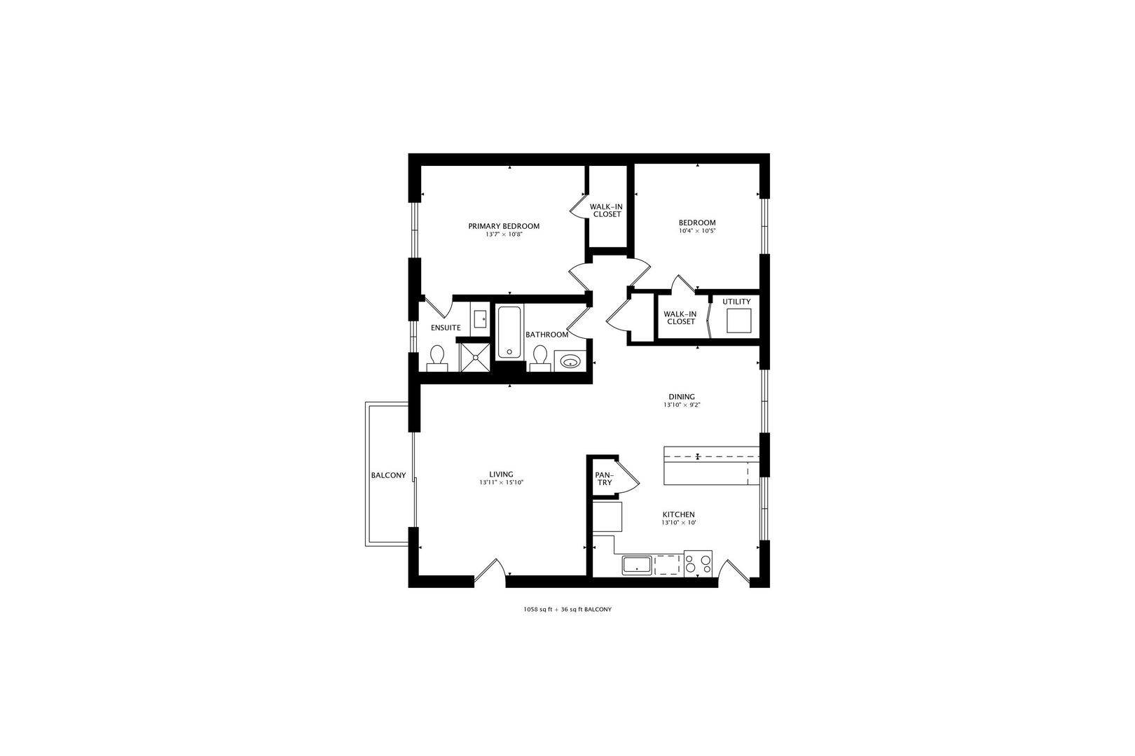 6820 West Raven Street, Unit 1B Chicago, IL 60631 - Photo 24 of 25 a picture of floor plan