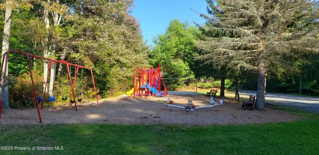 a view of outdoor space with garden and entertaining space