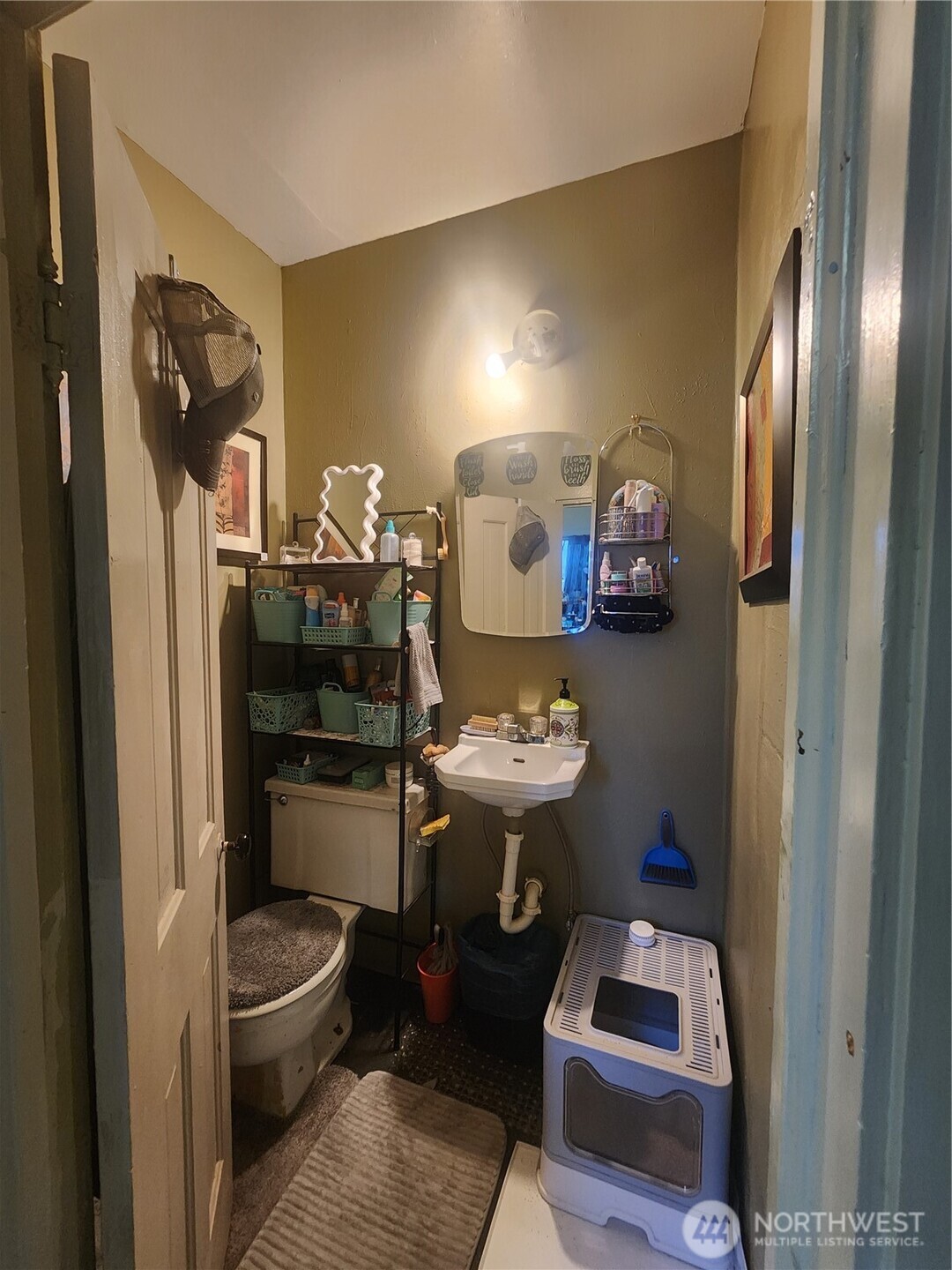 117 J Street Cosmopolis, WA 98537 - Photo 22 of 30 a bathroom with a sink toilet and shower