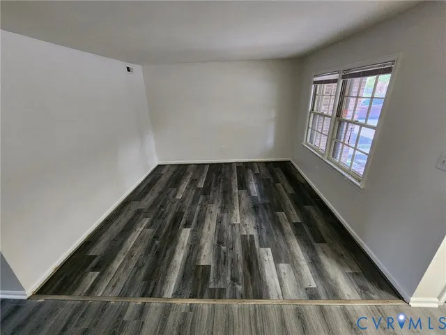 a view of wooden floor in a room
