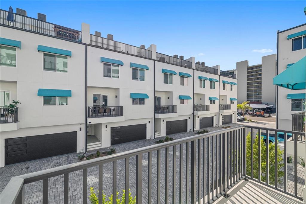 15405 Gulf Boulevard, Unit B2 Madeira Beach, FL 33708 - Photo 45 of 49 a balcony view with city view