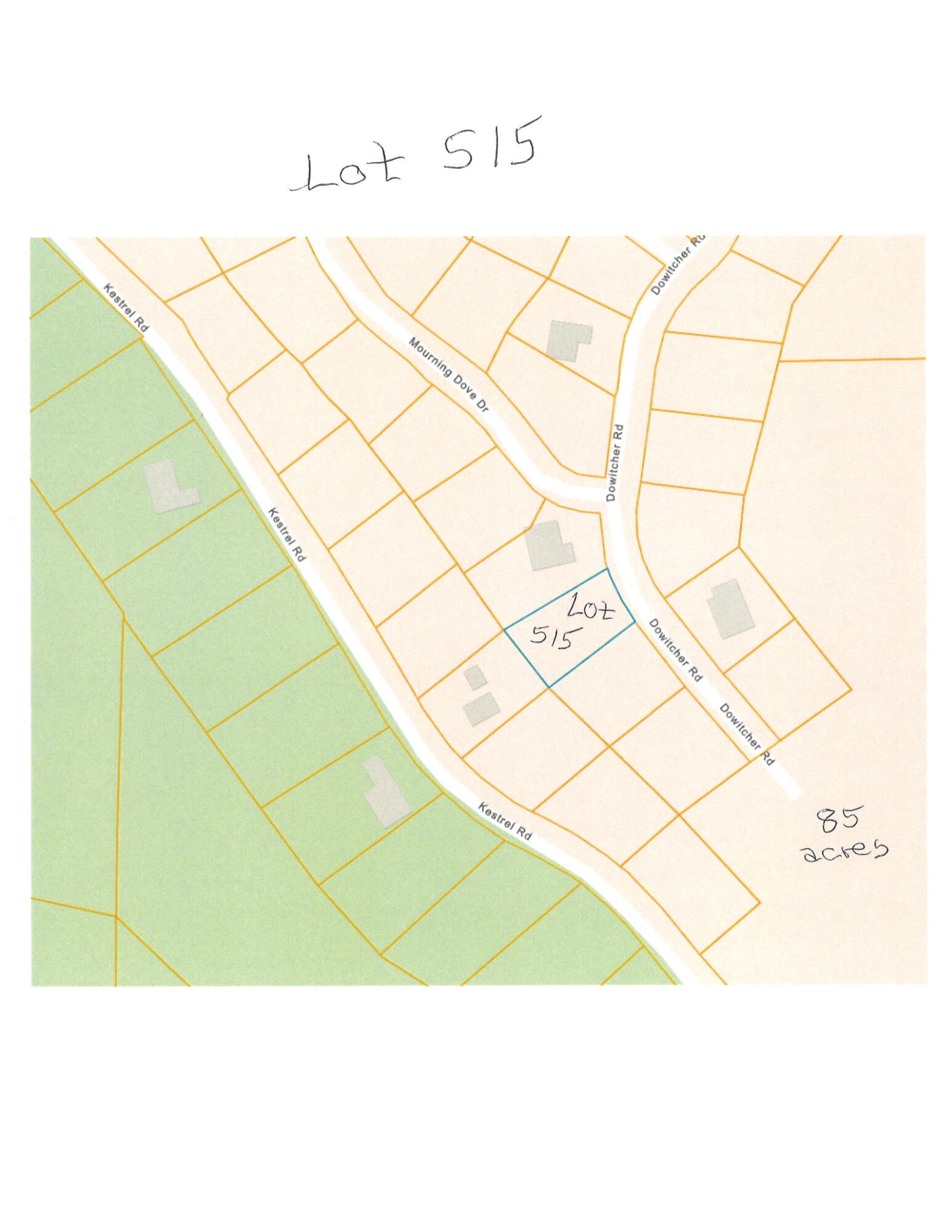 Lot 515 Dowitcher Road Klamath Falls, OR 97601 - Photo 8 of 12 Lot 515 Location Map photo