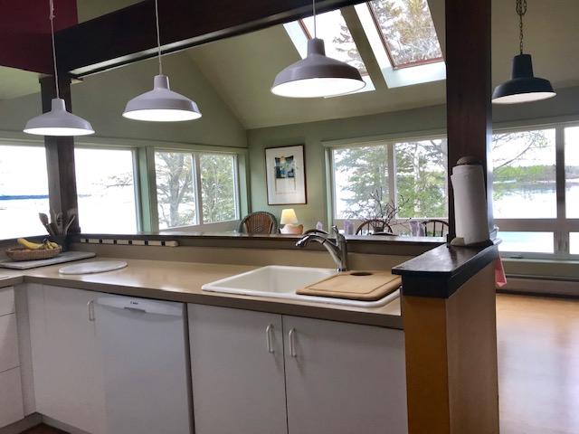 127 Paul Bunyan Road Corea, ME 04624 - Photo 11 of 46 From kitchen to dining room to ocean.