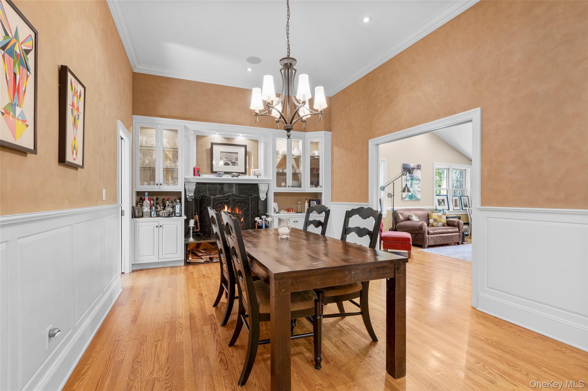 32 Country Road Mamaroneck, NY 10543 - Photo 9 of 35 Lovely Dining room with Fireplace