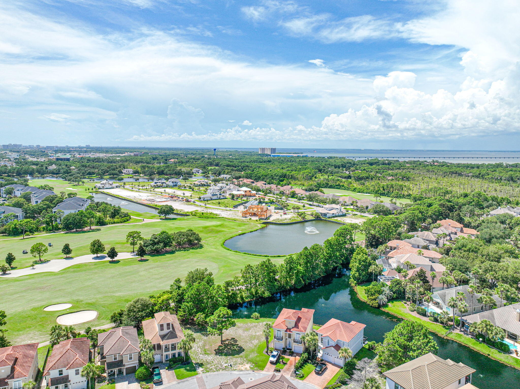 258 Calusa Boulevard Destin, FL 32541 - Photo 13 of 21 a view of a lake with houses