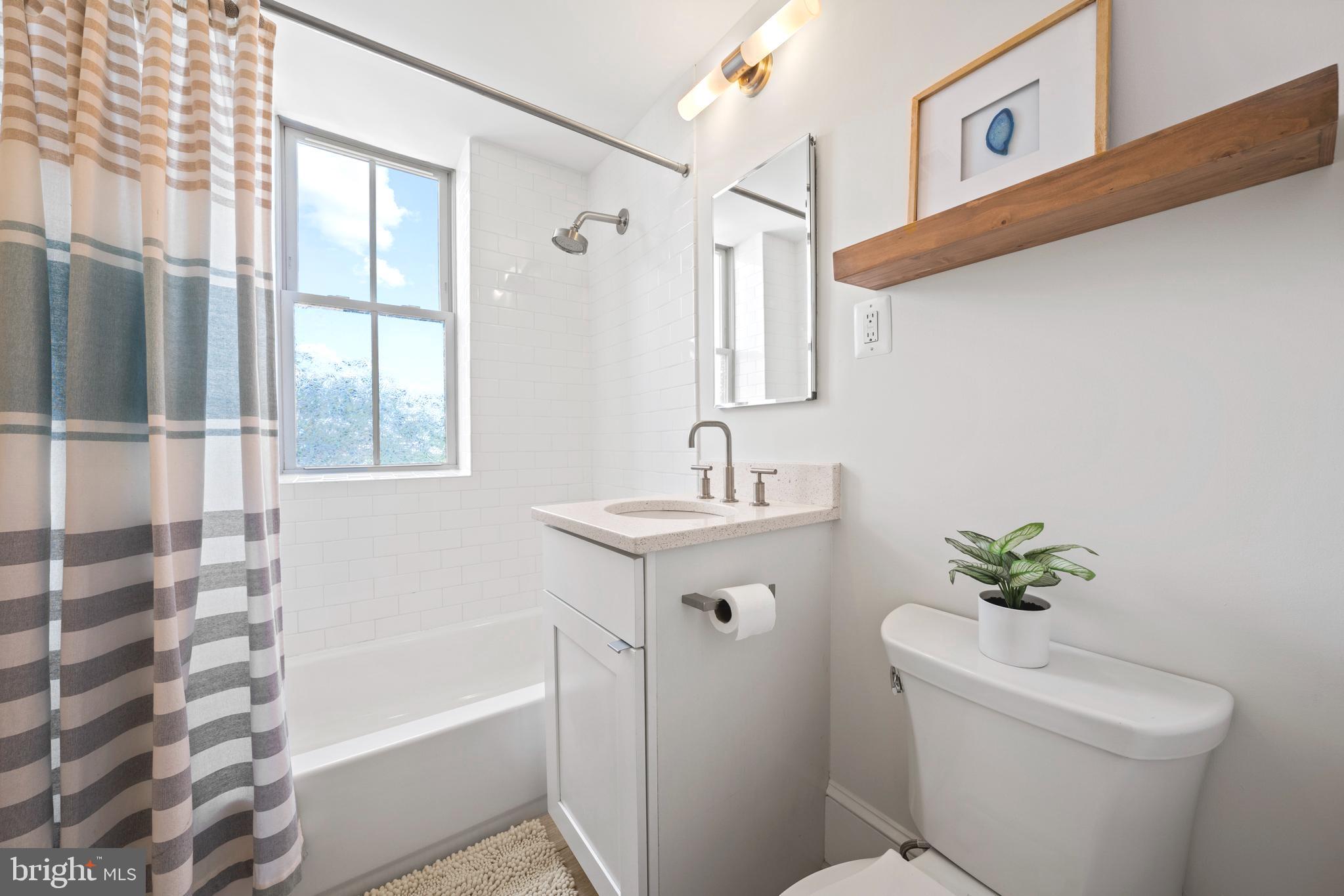 1451 Park Road Northwest, Unit 502 Washington, DC 20010 - Photo 11 of 19 Bathroom with Natural Light