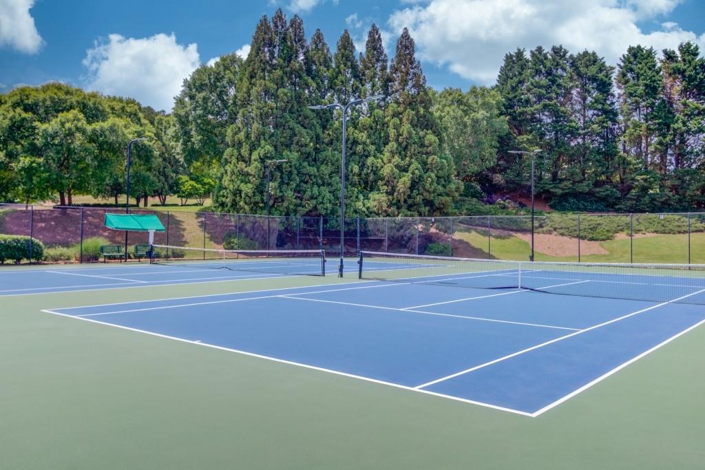 2405 Millwater Crossing Northeast Dacula, GA 30019 - Photo 10 of 63 a view of a tennis court
