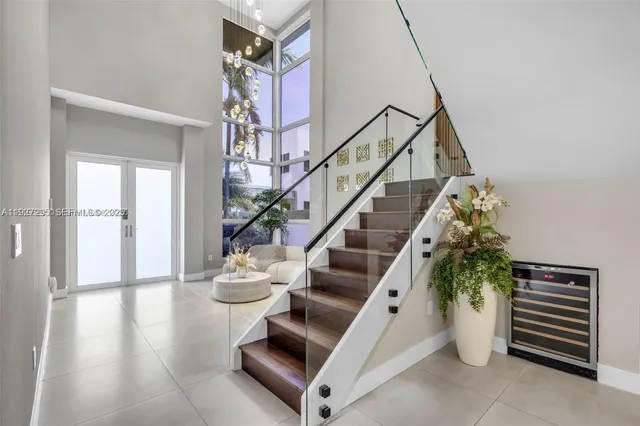 a view of entryway and hall