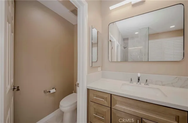 a view of closet area