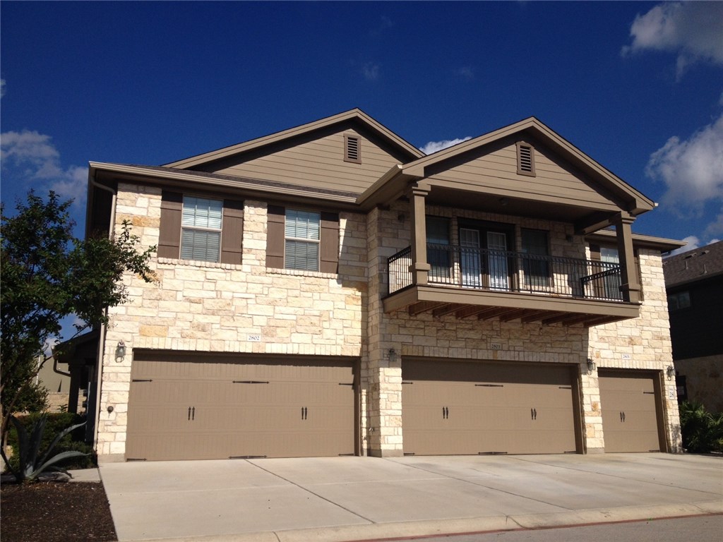 14815 Avery Ranch Boulevard, Unit 2802 Austin, TX 78717 - Photo 1 of 1 a view of a house with a yard and balcony