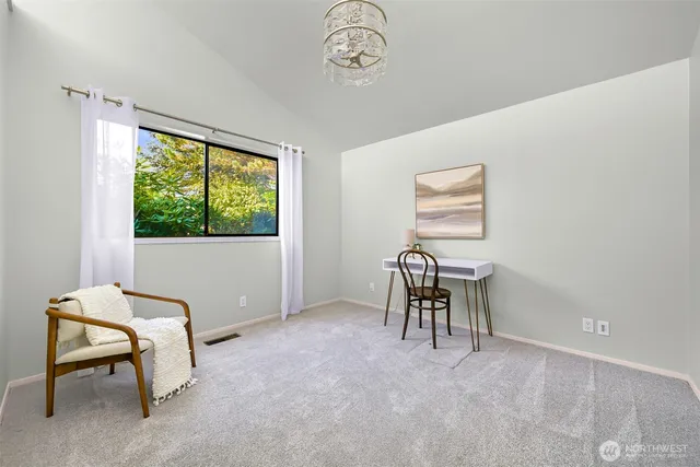 a workspace with a window